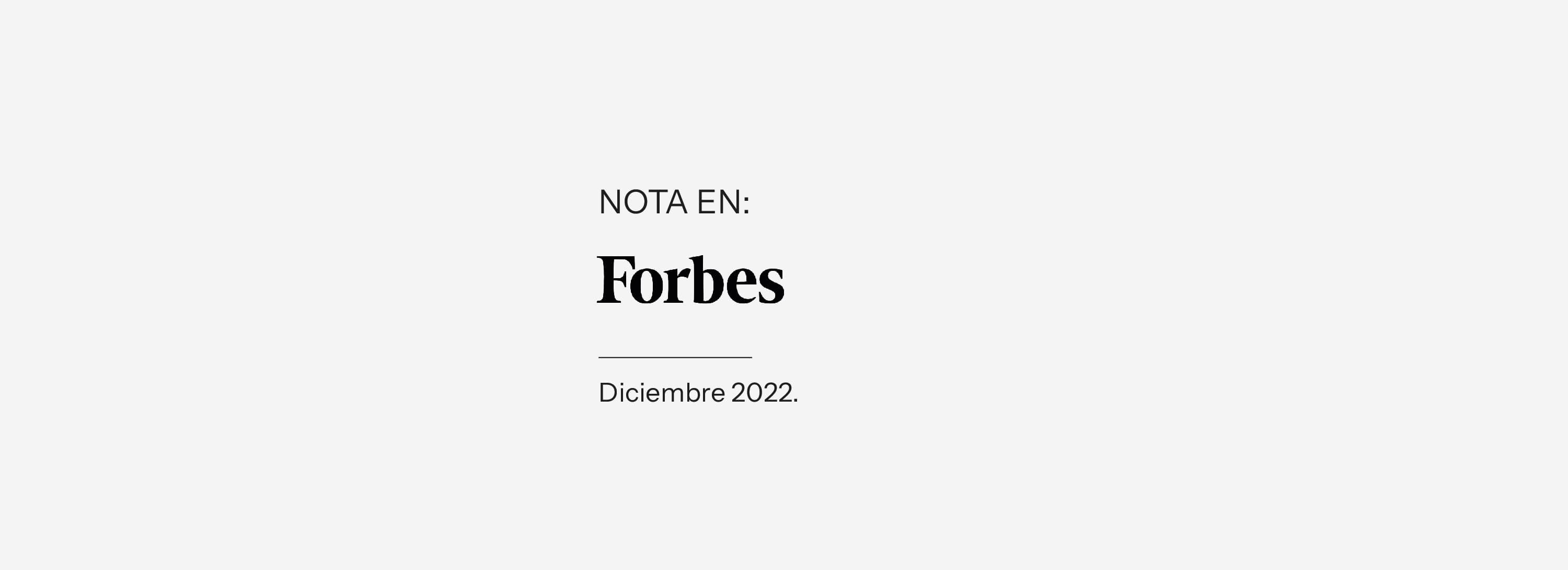 Nota en Forbes sobre la inauguración de Donna Reggia